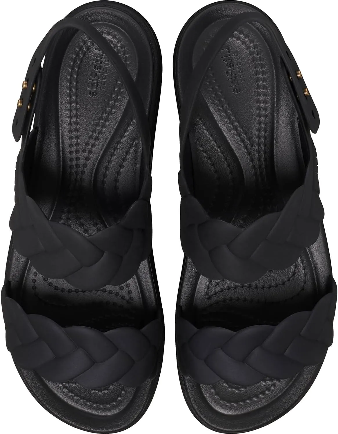 Crocs Women's Brooklyn Low Wedges Platform Sandals