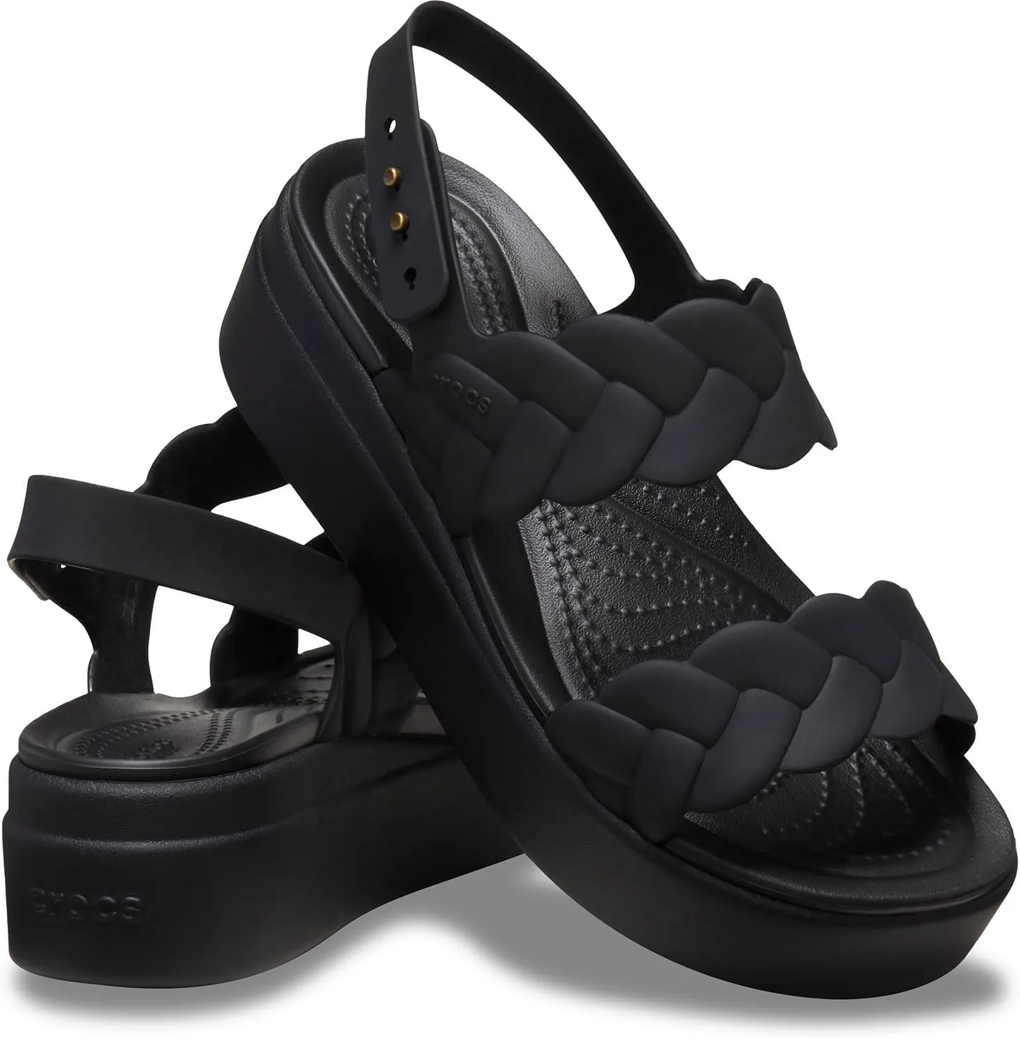 Crocs Women's Brooklyn Low Wedges Platform Sandals