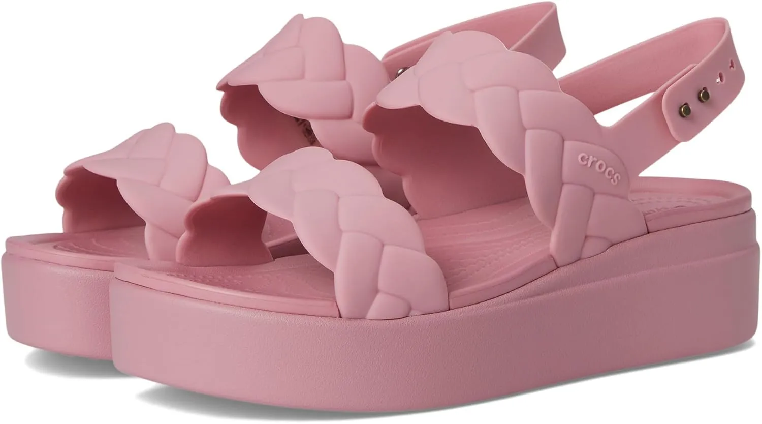 Crocs Women's Brooklyn Low Wedges Platform Sandals