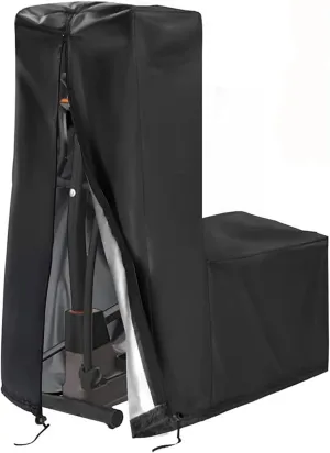 Cross Trainer Cover Waterproof, Elliptical Exercise Machine Cover, Exercise Trainer Cover, Waterproof & Dustproof Protective Cover Suitable for Cross-Trainers(Black,140 * 64 * 165cm)