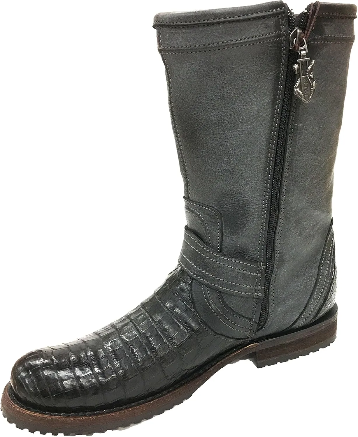 Cuadra Biker Crocodile Boot 2E09FY