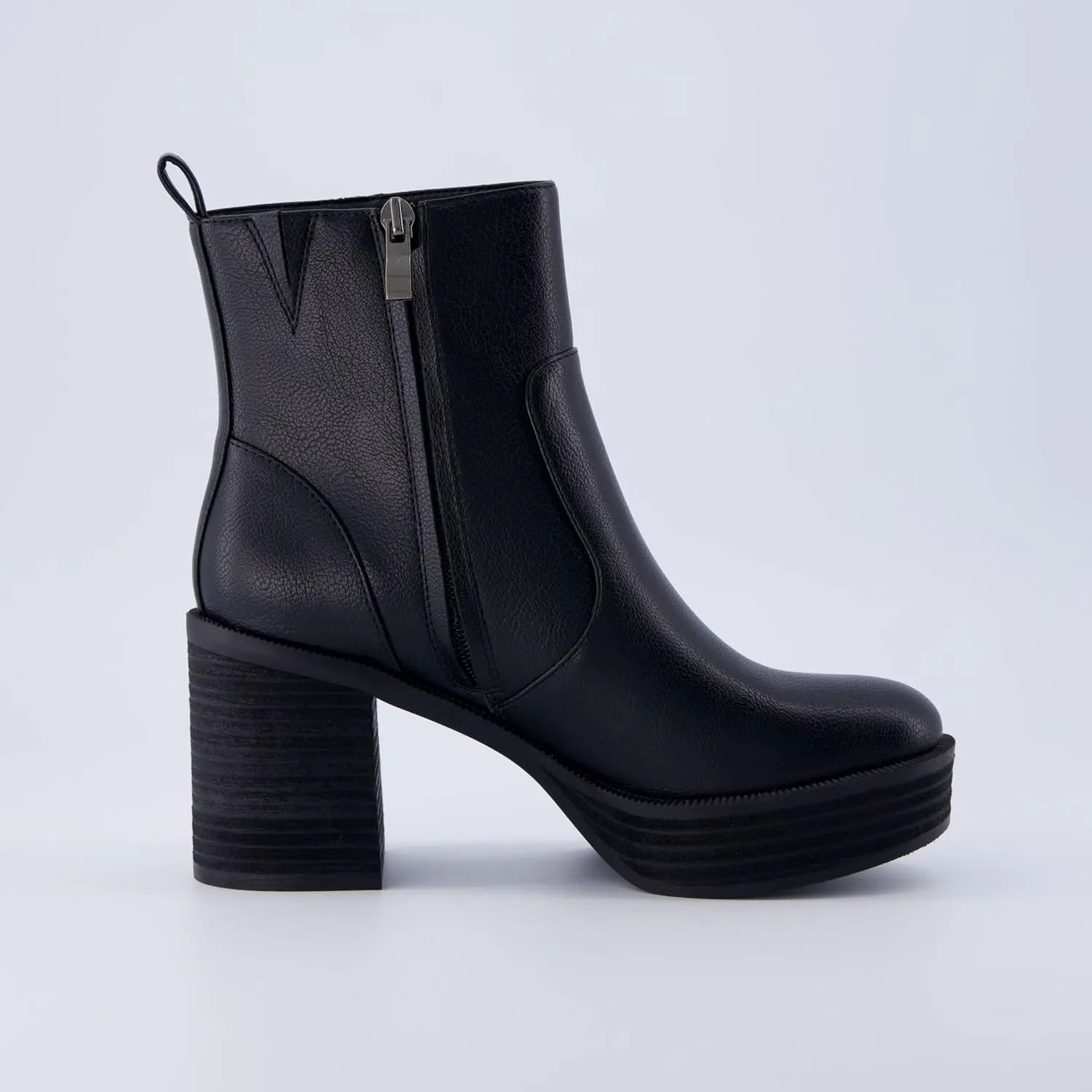 CUSHIONAIRE Women's Festival Platform Block Heel Boot  Memory Foam, Wide Widths Available