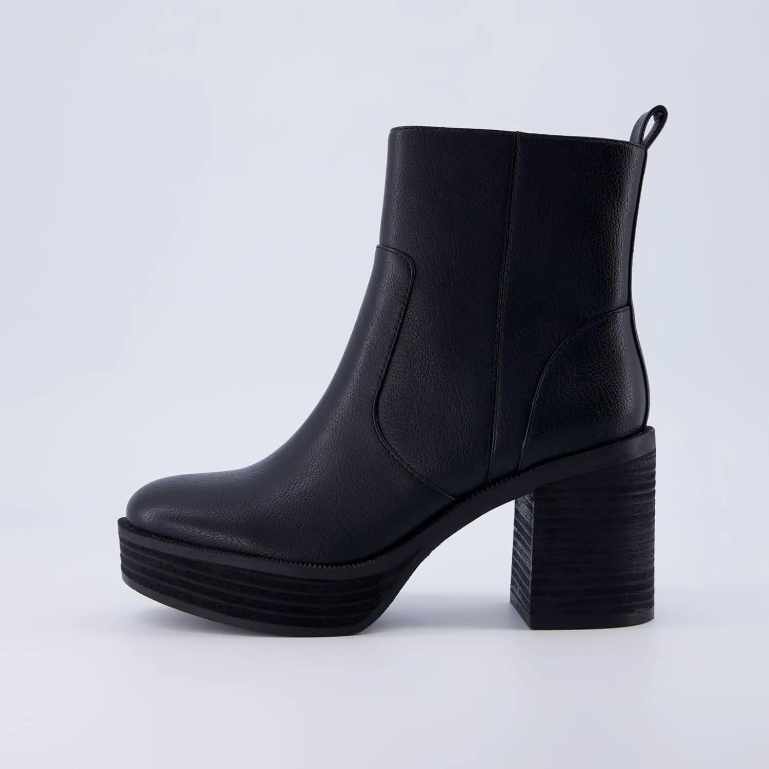 CUSHIONAIRE Women's Festival Platform Block Heel Boot  Memory Foam, Wide Widths Available