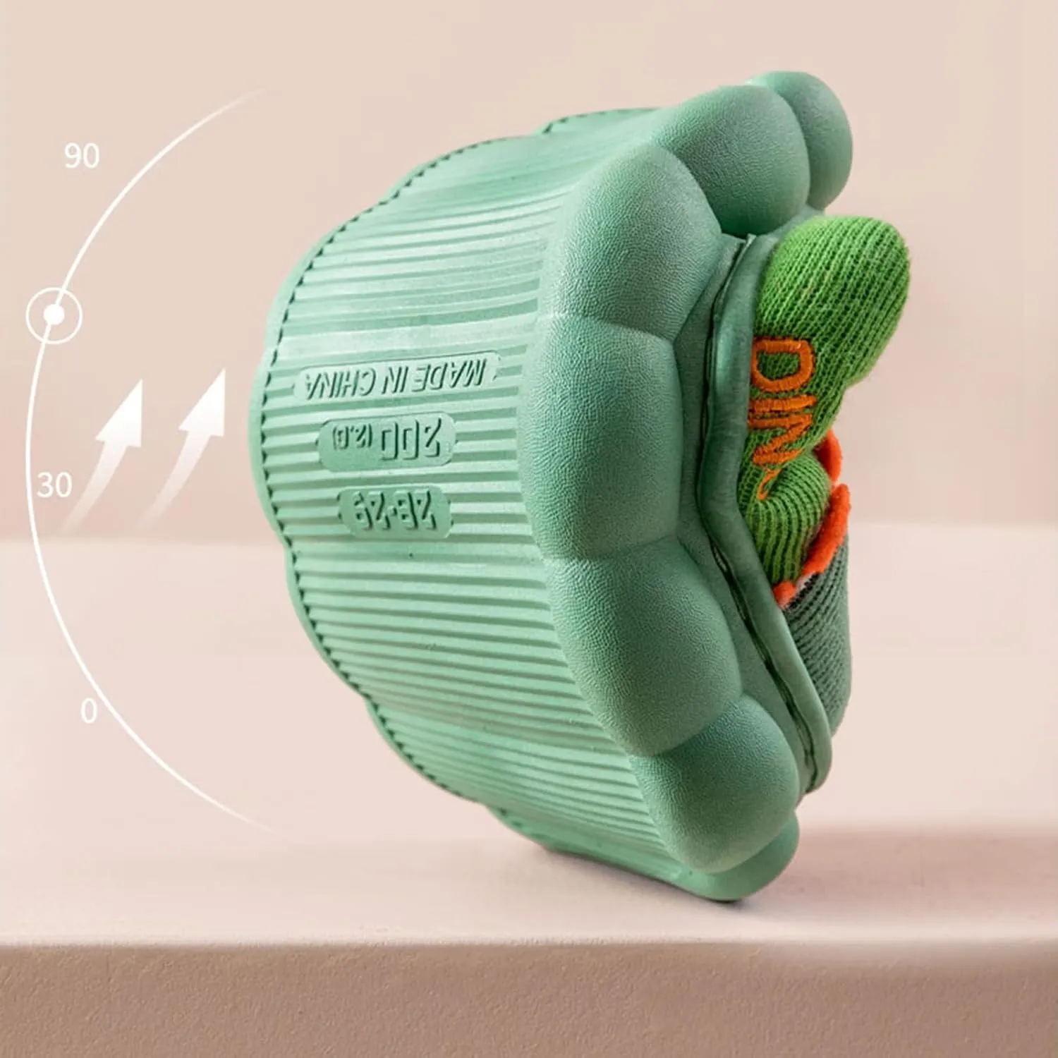 Cute House Slippers for Winter : Boys Girls Warm Cozy Cartoon Animal Slippers for Home Kids Cotton Dinosaur Slip on Memory Foam Non-Slip Indoor Shoes