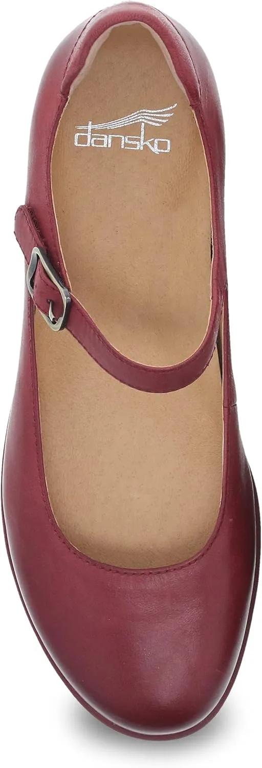 Dansko Womens Marcella Mary Jane - Comfort Shoes, Arch Support, adjustabale Strap