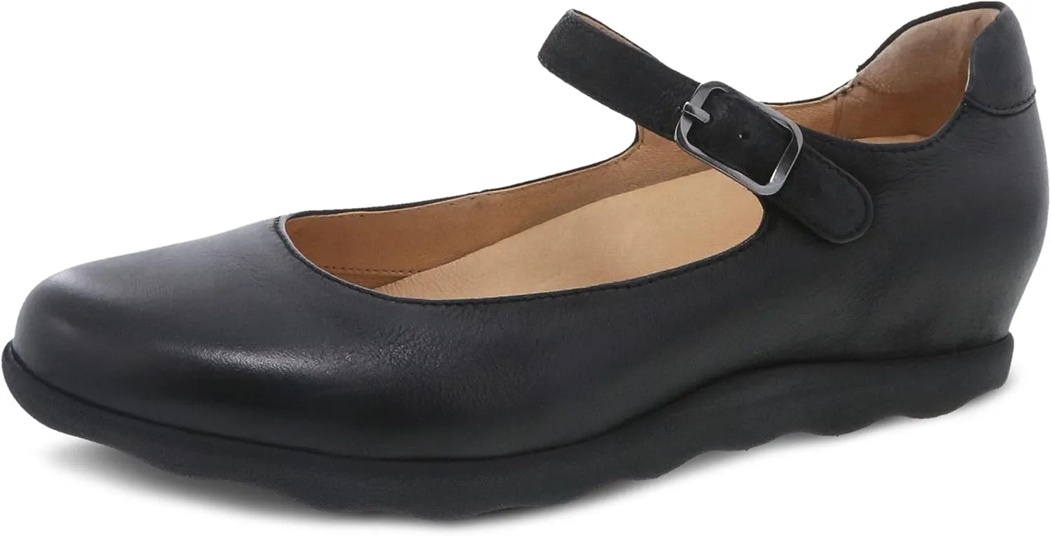 Dansko Womens Marcella Mary Jane - Comfort Shoes, Arch Support, adjustabale Strap
