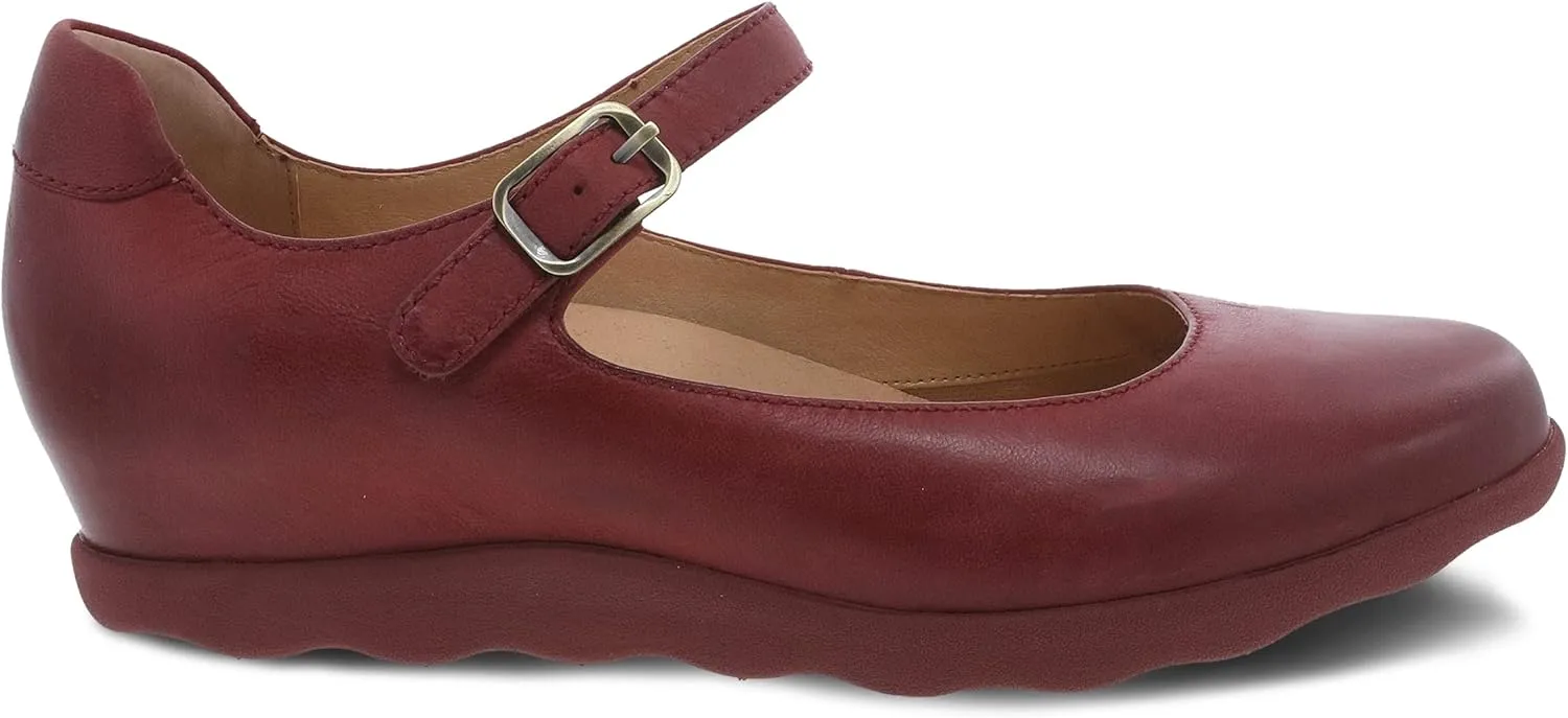 Dansko Womens Marcella Mary Jane - Comfort Shoes, Arch Support, adjustabale Strap