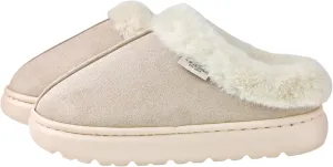 DCLTD Fluffy House Slippers for Women Men Bedroom Shoes Cozy Warm Slip on Indoor and Outdoor Winter Platform Shoes Super Soft Cloud Slippers Christmas Gifts