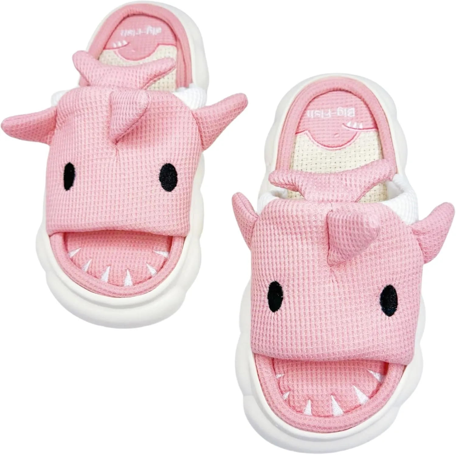 DCLTD Womens & Men's Shark Slides - Super Soft Cloud Slippers