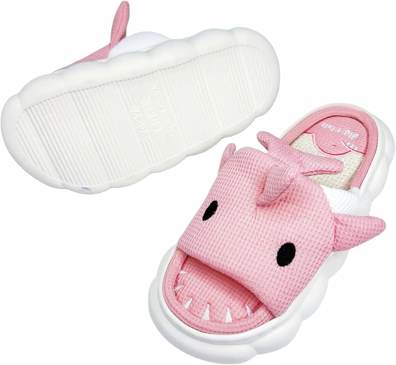 DCLTD Womens & Men's Shark Slides - Super Soft Cloud Slippers