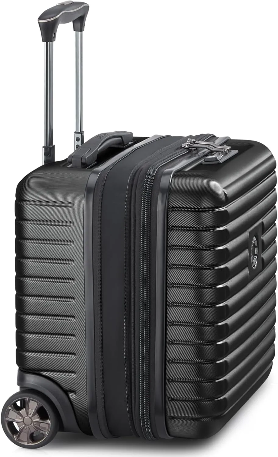 DELSEY Paris Cruise 3.0 Hardside Underseater Carry On Luggage with 2 Wheels, Black