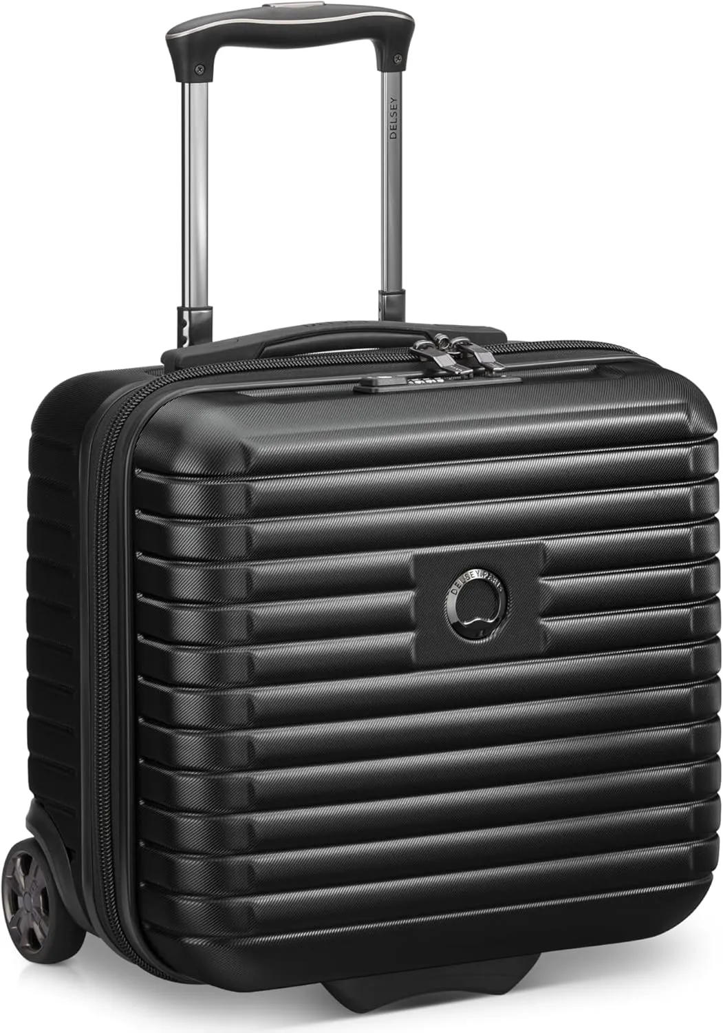 DELSEY Paris Cruise 3.0 Hardside Underseater Carry On Luggage with 2 Wheels, Black