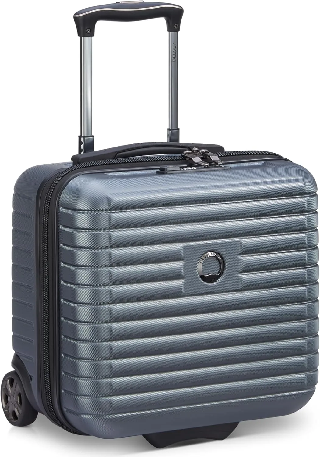 DELSEY Paris Cruise 3.0 Hardside Underseater Carry On Luggage with 2 Wheels, Graphite