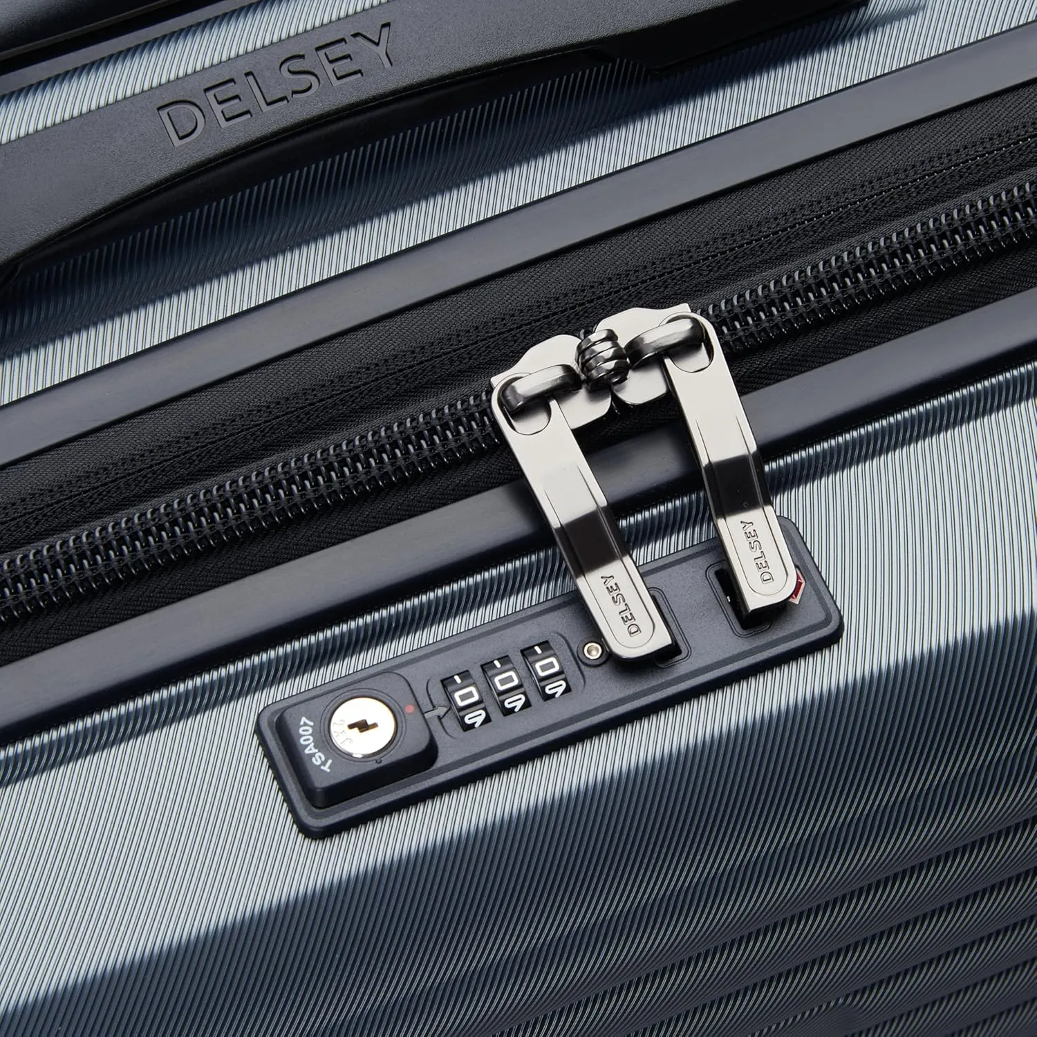 DELSEY Paris Cruise 3.0 Hardside Underseater Carry On Luggage with 2 Wheels, Graphite
