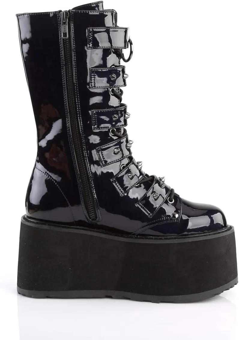 Demonia Women's Damned-225 Mid Calf Boot