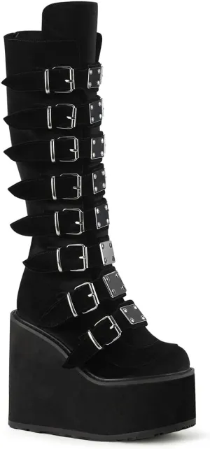 Demonia Women's Swing-815 Knee-High Boots