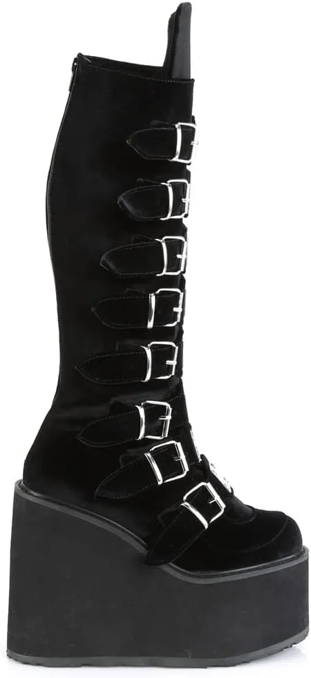 Demonia Women's Swing-815 Knee-High Boots