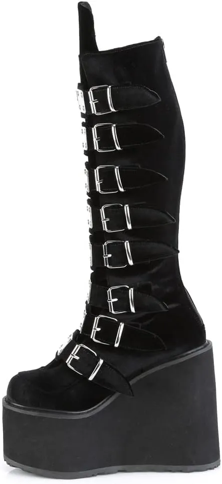 Demonia Women's Swing-815 Knee-High Boots