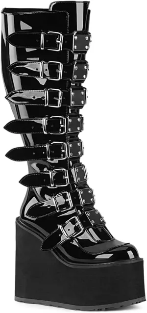 Demonia Women's Swing-815WC Knee-high Boots