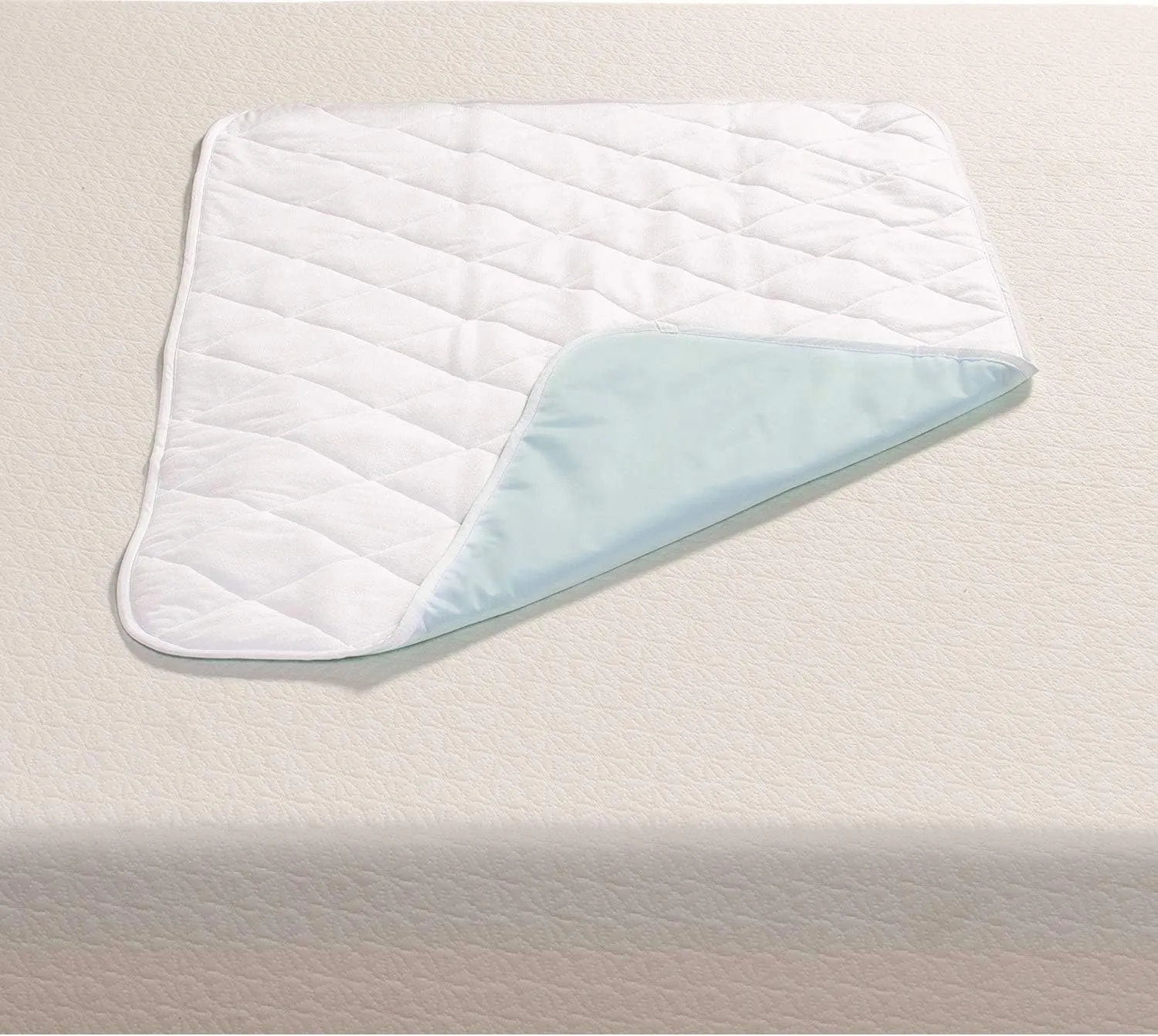 DMI Waterproof Sheet to be Used as a Bed Pad, Bed Liner, Mattress Protector, Pee Pad, Furniture Cover or Seat Protector with Quilted Slide Sheet and 4 Layers of Protection, Without Straps, 36 x 40