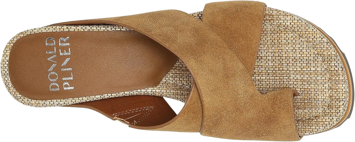 Donald Pliner Women's SISU Wedge Sandals, Comfortable Sandals, Women’s Sandals, Platform Sandals, 2.5-Inch Heel, Heeled Sandal, Toe-Ring Sandal