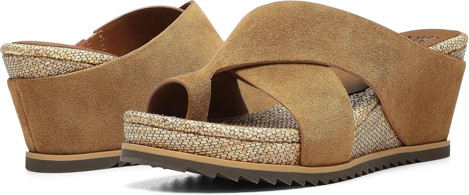 Donald Pliner Women's SISU Wedge Sandals, Comfortable Sandals, Women’s Sandals, Platform Sandals, 2.5-Inch Heel, Heeled Sandal, Toe-Ring Sandal