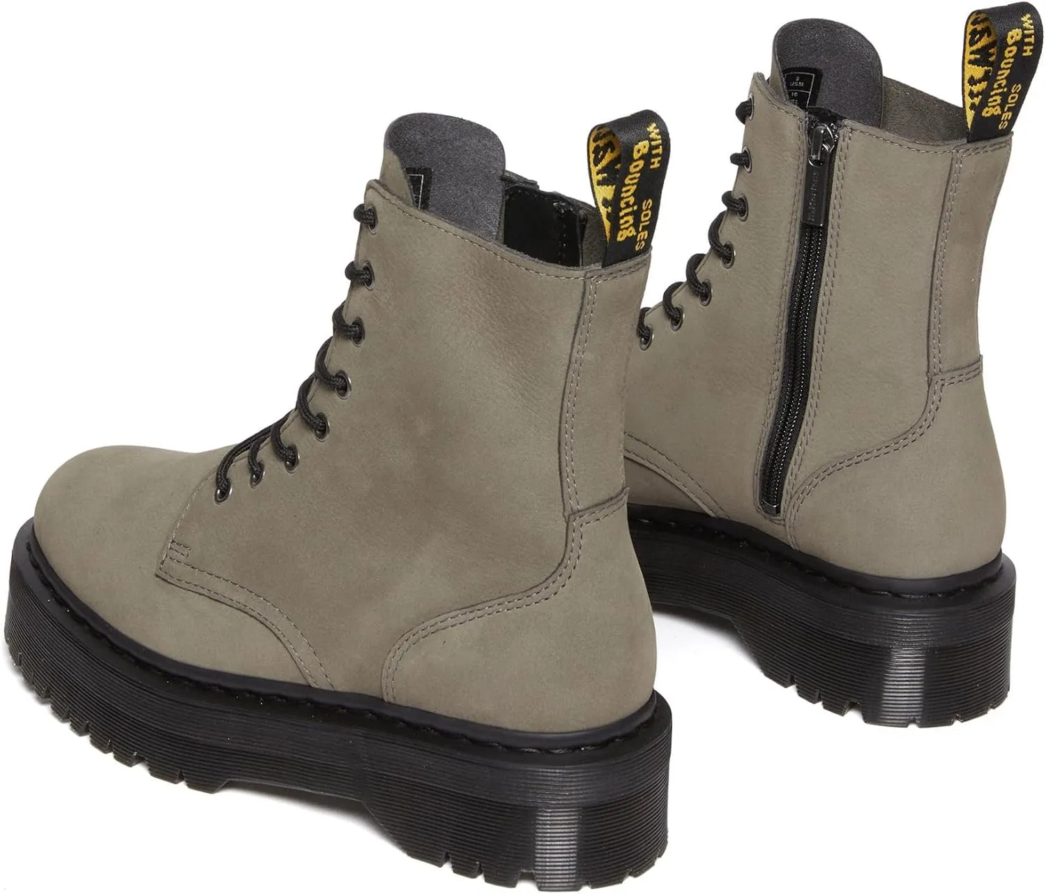 Dr. Martens, Jadon 8-Eye Leather Platform Boot for Men and Women