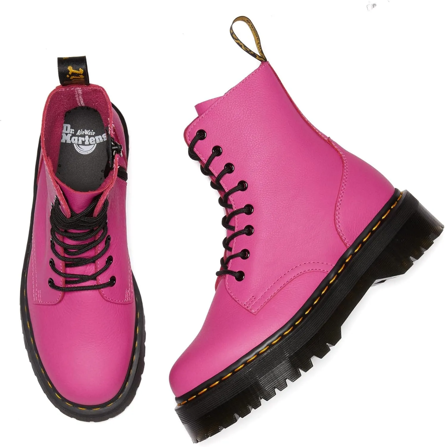 Dr. Martens, Jadon 8-Eye Leather Platform Boot for Men and Women