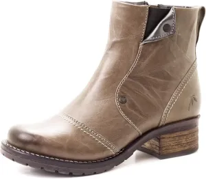 Dromedaris Kassia leather ankle boot - inside zip
