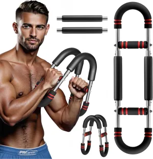 EAST MOUNT Twister Arm Trainer, Power Chest Expander, Adjustable Forearm Strengthener, Arm Exercise Equipment, Portable Spring Resistance for Home Workout Equipment