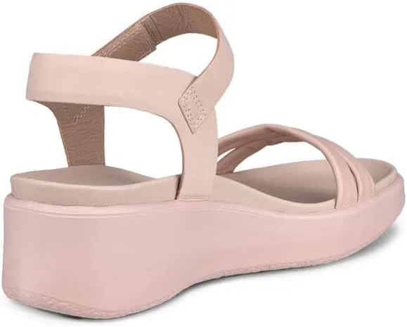 ECCO Women's Flowt Luxery Wedge Ankle Strap Sandal