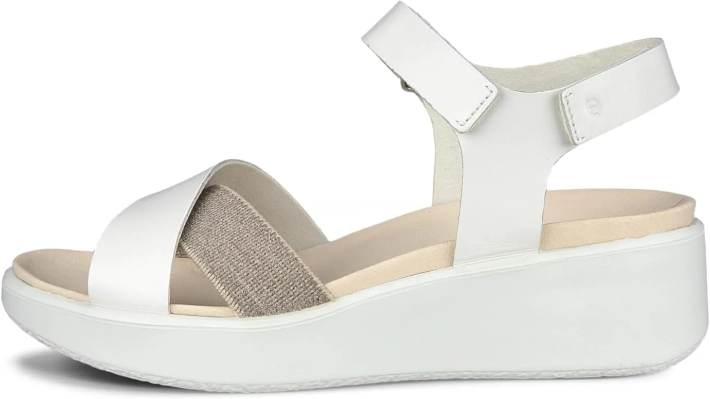 ECCO Women's Flowt Wedge Luxury Crossband Sandal
