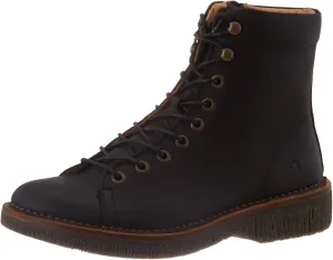 El Naturalista Womens Volcano 5572 Lace Up Boot Shoes, Black, EU 38 / US 8