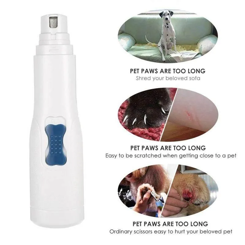 Electric Nail Grinder - Safe  Quiet Pet Grooming Tool
