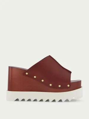 Elyse 80mm Studded Wedge Sandals