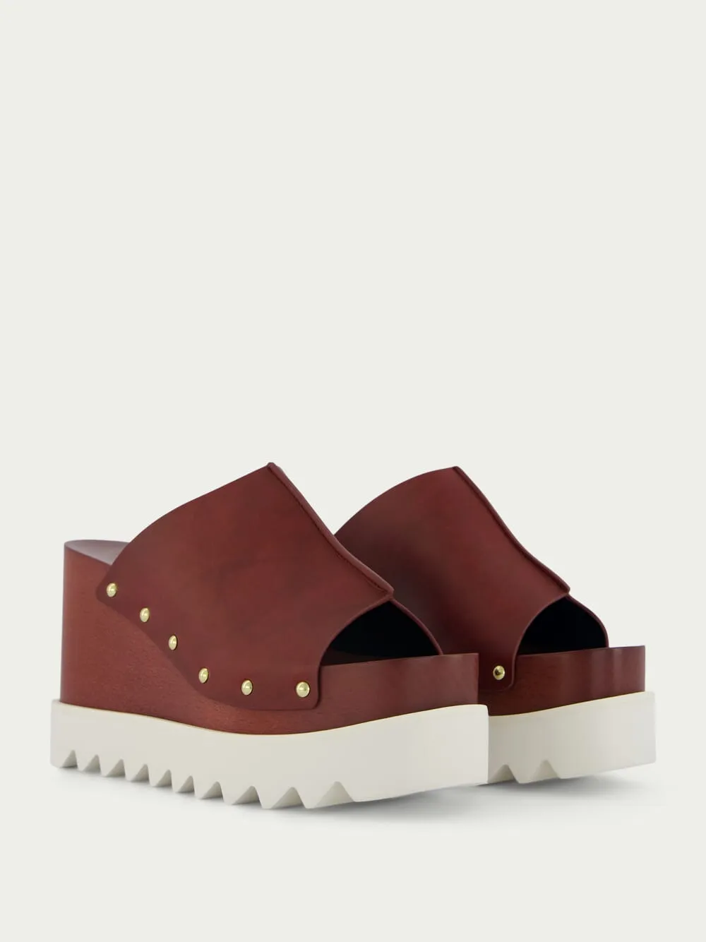 Elyse 80mm Studded Wedge Sandals