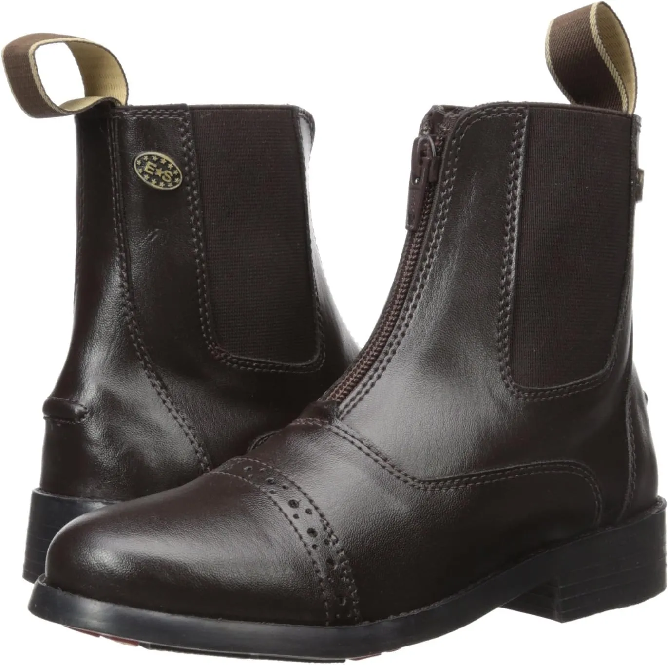 EQUISTAR Girl's All-Weather Synthetic Zip Paddock Boots