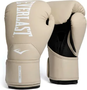 Everlast Elite 2 Boxing Gloves, Pro Training Gloves for Men and Women, Secure Fit Hook and Loop Closure & Ventilation, Heavy Bag & Speedbag Training.