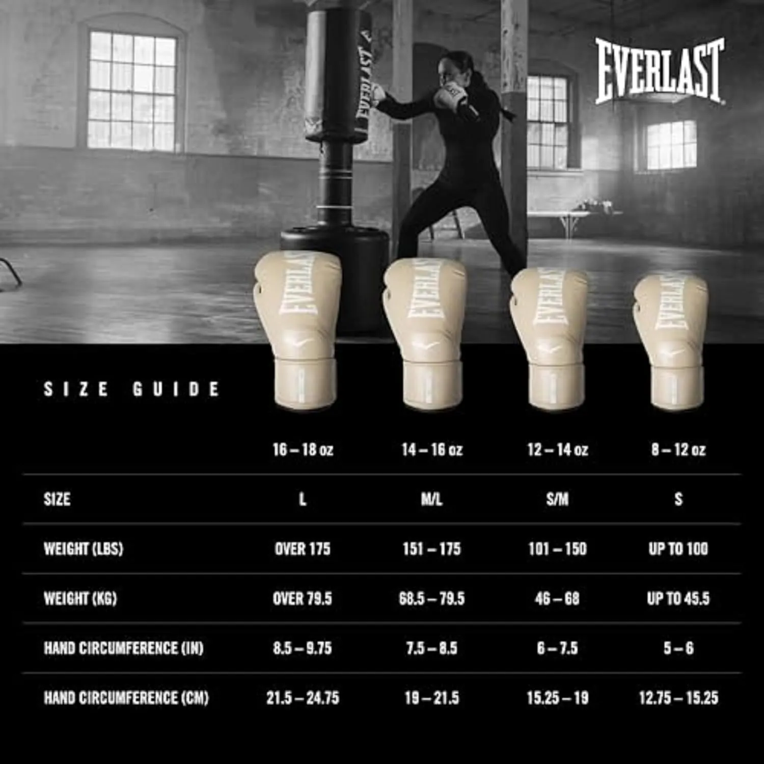 Everlast Elite 2 Boxing Gloves, Pro Training Gloves for Men and Women, Secure Fit Hook and Loop Closure & Ventilation, Heavy Bag & Speedbag Training.