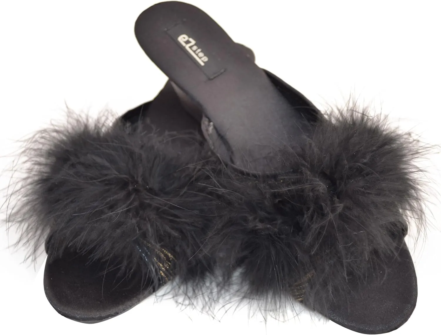 eZstep Women's Isabella Maribou Marabou Slippers