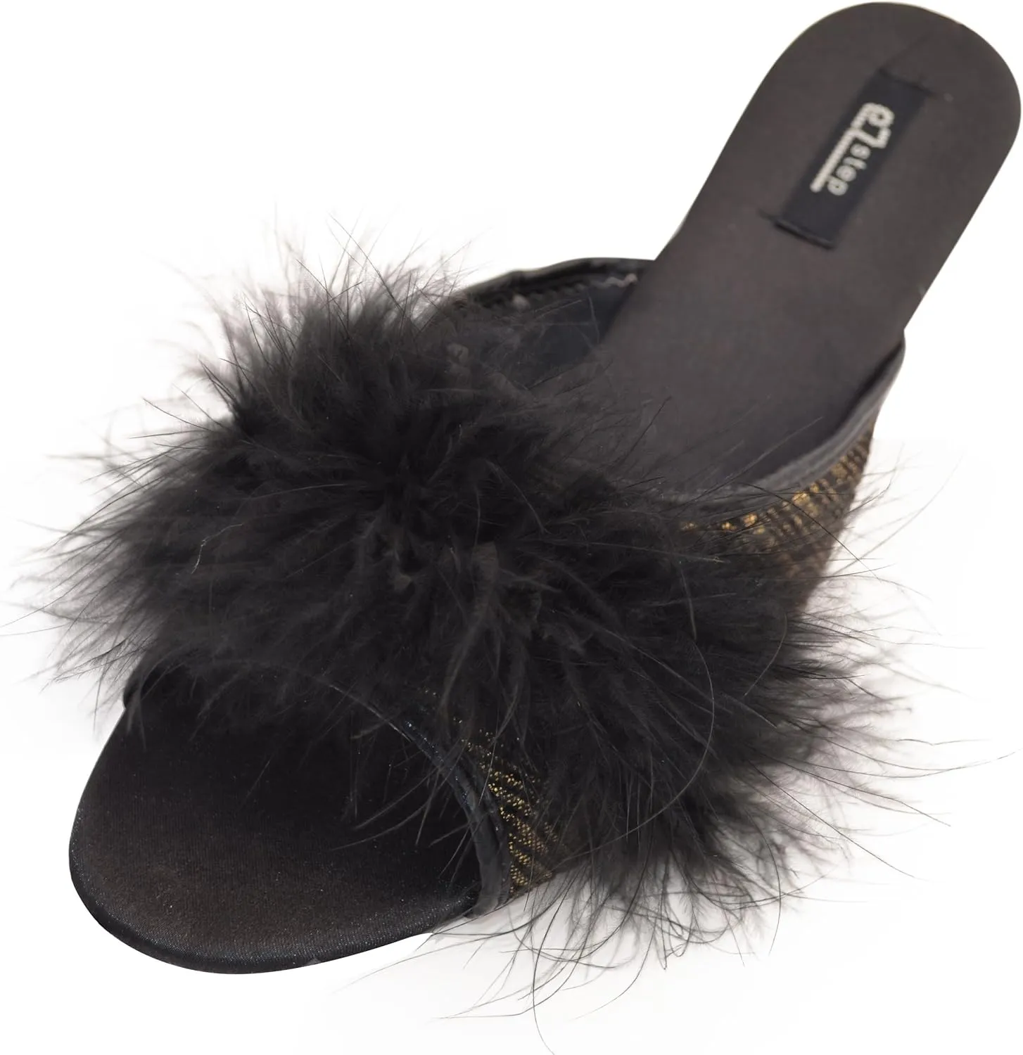 eZstep Women's Isabella Maribou Marabou Slippers