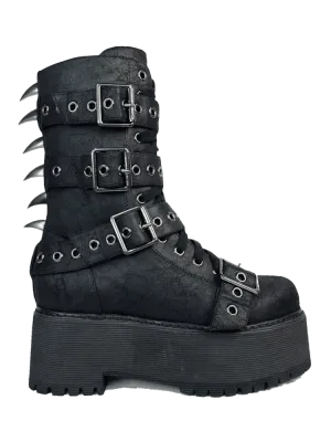 F.A.F. combat boots w/ spike detail