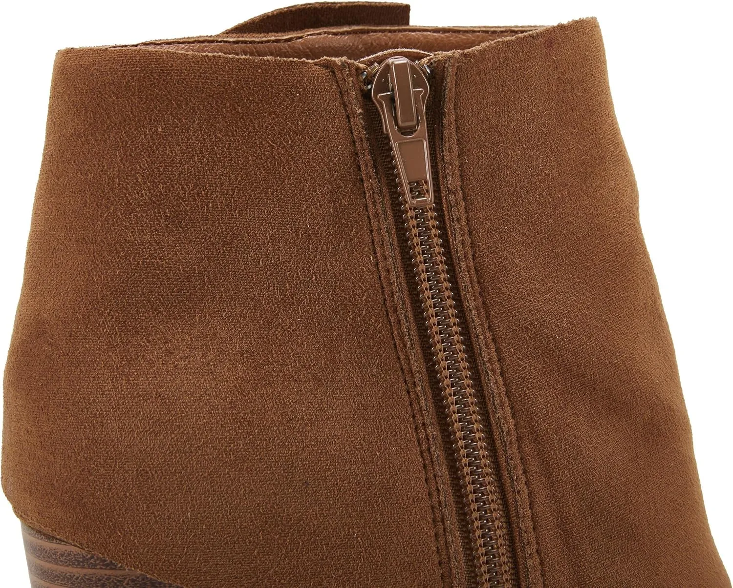 Fashare Womens Wedge Booties Ankle Heels Boots Bow Knot Stacked Heeled Winter Dress Shoes