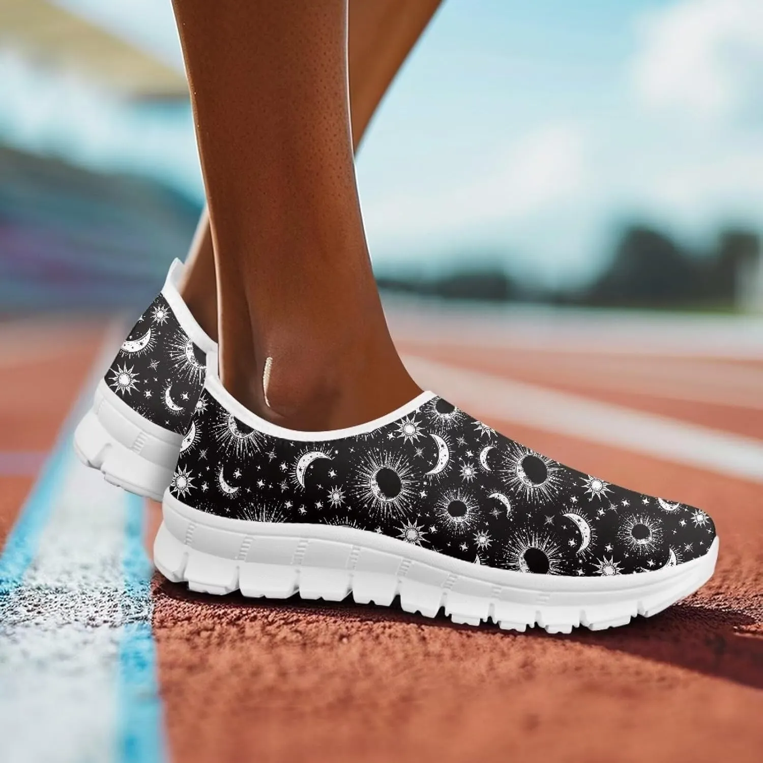 Fashion Slip On Walking Shoes for Women Ladies Casual Tennis Shoes