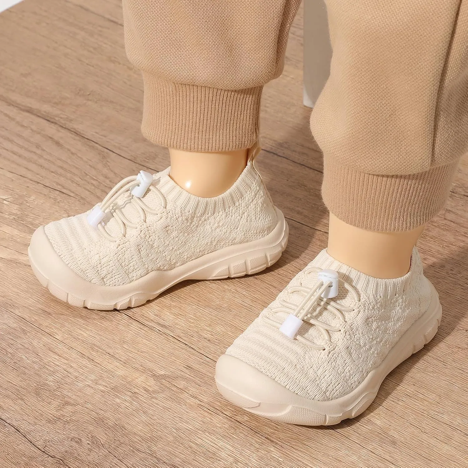 FEETCITY Toddler Slip On Shoes Boys Girls Wide Toddler Tennis Shoes Sports Walking Sneakers