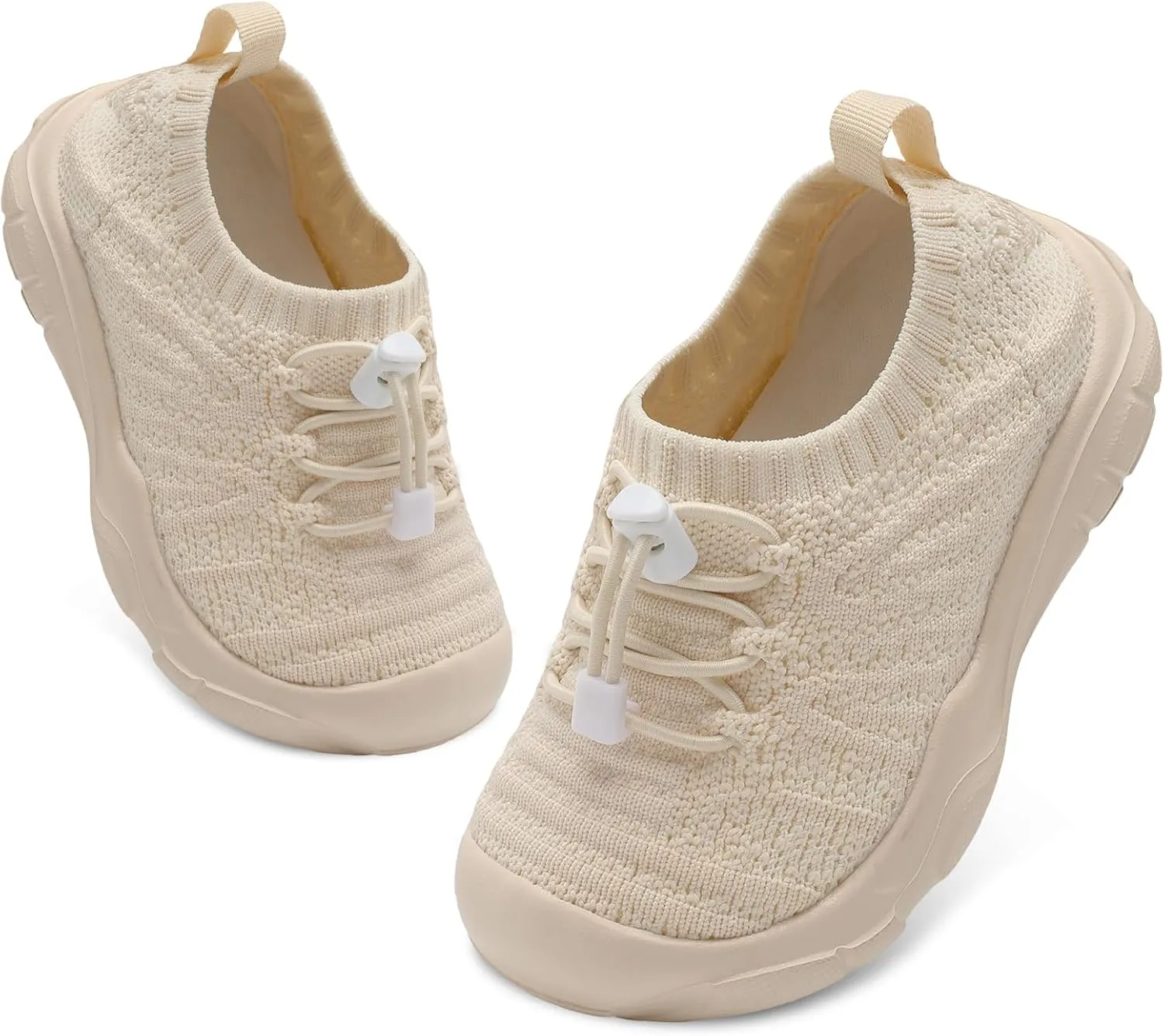 FEETCITY Toddler Slip On Shoes Boys Girls Wide Toddler Tennis Shoes Sports Walking Sneakers