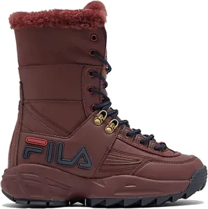 Fila Womens Disruptor Boot Lace Up Red (10)