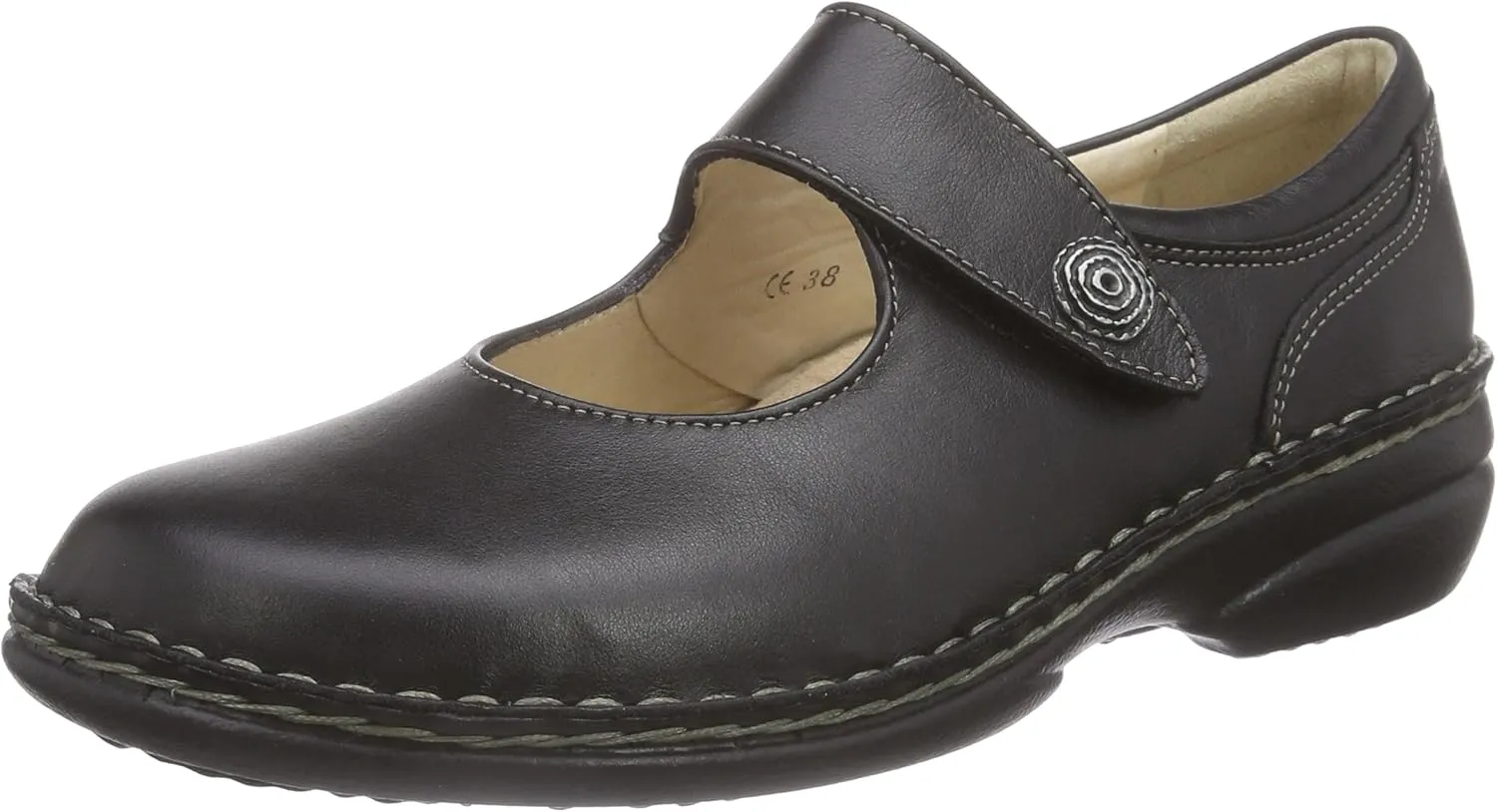 Finn Comfort Womens Laval Leather Shoes