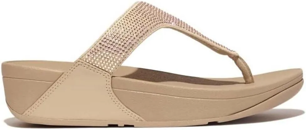 Fitflop Lulu Crystal Embellished Womens - Latte Beige - 37 EU