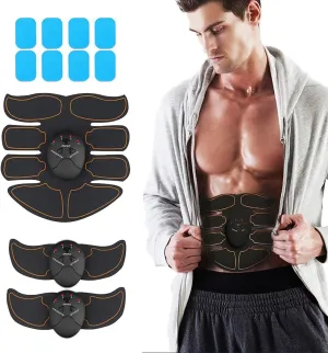 Fitness Belt Waist trainer Belt Abs Workout Equipment for Men Woman Abdomen/Arm/Leg Home Office Fitness Exercise